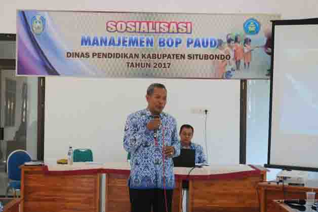 Sosialisasi Manajemen BOP PAUD Tahun 2017